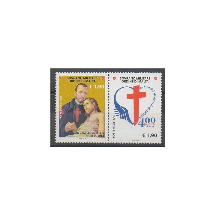 Timbres - Ordre de Malte - 2014 - No 1203/1204 - Religion