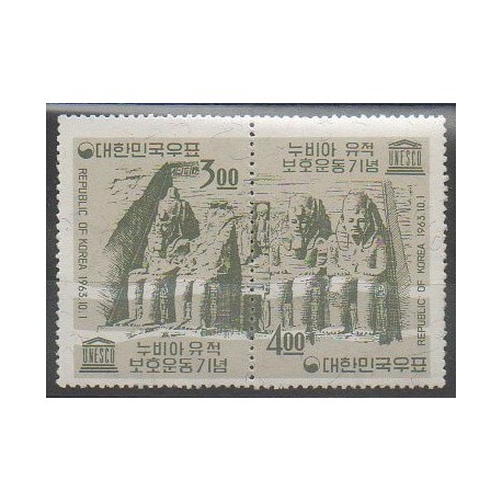 Corée du Sud - 1963 - No 313/314 - Monuments