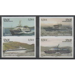 Saint-Pierre and Miquelon - 2006 - Nb 877/880 - Boats