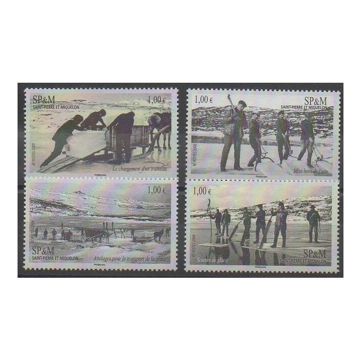 Stamps - Saint-Pierre and Miquelon - 2008 - Nb 928/931