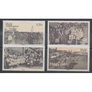 Timbres - Saint-Pierre et Miquelon - 2010 - No 986/989 - Religion