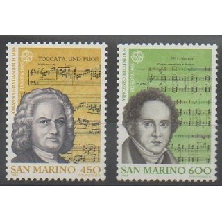 Stamps - San Marino - 1985 - Nb 1107/1108 - Music - Europa