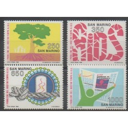 Saint-Marin - 1988 - No 1189/1192 - Santé ou Croix-Rouge