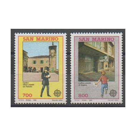 San Marino - 1990 - Nb 1226/1227 - Postal Service - Europa