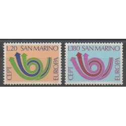 San Marino - 1973 - Nb 833/834 - Europa