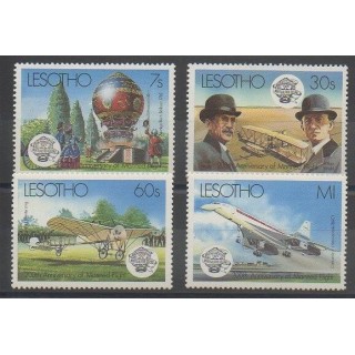 Timbres - Lesotho - 1983 - No 545/548 - Aviation