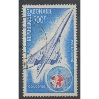 Stamps - Gabon - 1975 - Nb PA172 - Planes - Used