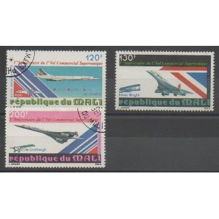 Timbres - Mali - 1979 - No PA351/PA353 - Aviation - Oblitéré