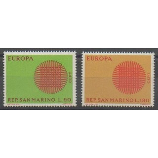 Stamps - San Marino - 1970 - Nb 762/763 - Europa