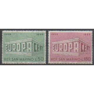 Timbres - Saint-Marin - 1969 - No 732/733 - Europa
