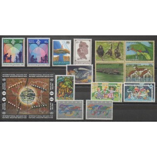 Timbres - Nations Unies (ONU - New-York) - Année complète - 1994 - No 649/666