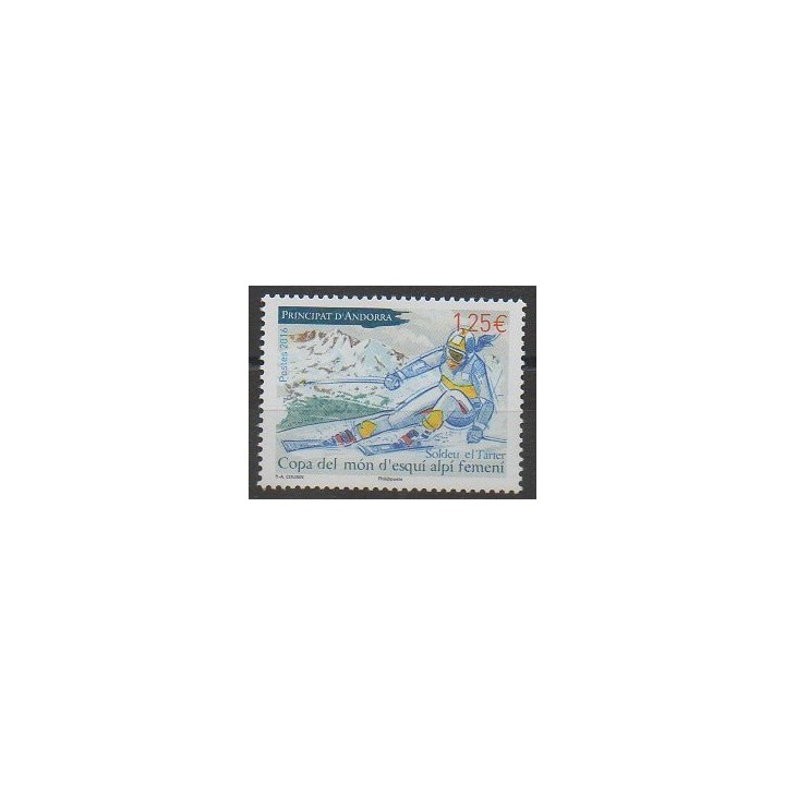 Stamps - French Andorra - 2016 - Nb 779 - Various sports