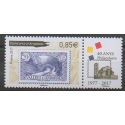 Andorre - 2017 - No 795 - Timbres sur timbres