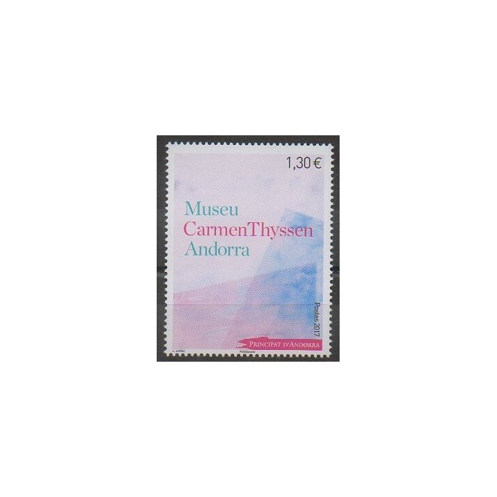 Timbres - Andorre - 2017 - No 794 - Peinture