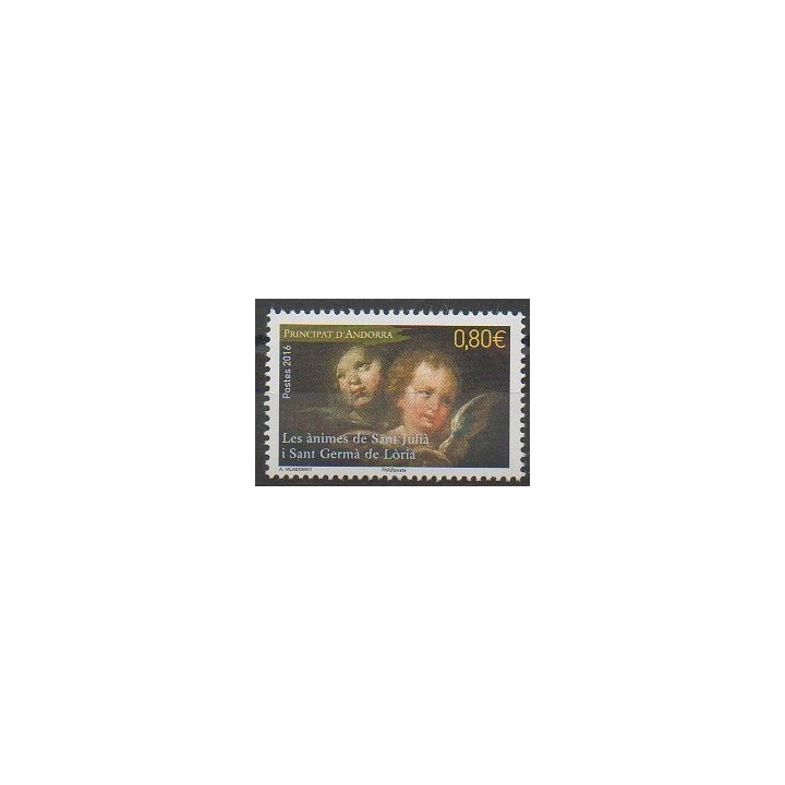 Timbres - Andorre - 2016 - No 792 - Peinture