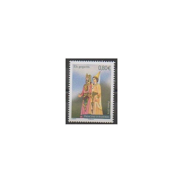 Stamps - French Andorra - 2016 - Nb 785