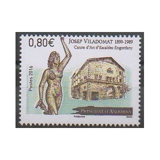 Timbres - Andorre - 2016 - No 784 - Art