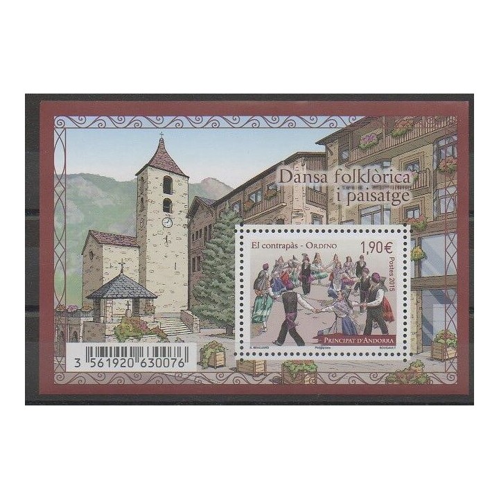 Stamps - French Andorra - 2015 - Nb F771