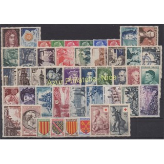 Timbres  - France - Année complète - 1955 - No 1008/1049