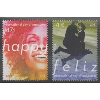 Timbres - Nations Unies (ONU - New-York) - Année complète - 2014 - No 1370/1371
