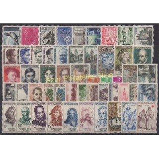 Timbres  - France - Année complète - 1957 - No 1091/1141