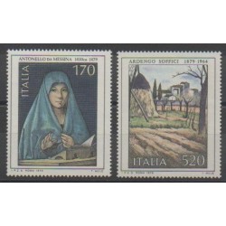 Italie - 1979 - No 1377/1378 - Peinture