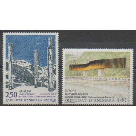 French Andorra - 1993 - Nb 430/431 - Art - Europa