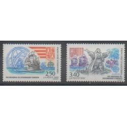 French Andorra - 1992 - Nb 416/417 - Christophe Colomb - Europa