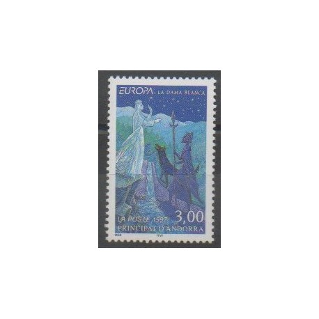 Andorre - 1997 - No 487 - Littérature - Europa