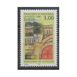 Timbres - Andorre - 1996 - No 476 - Célébrités - Europa