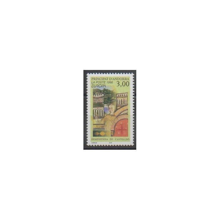 Timbres - Andorre - 1996 - No 476 - Célébrités - Europa