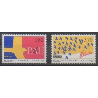 Stamps - French Andorra - 1995 - Nb 457/458 - Europa