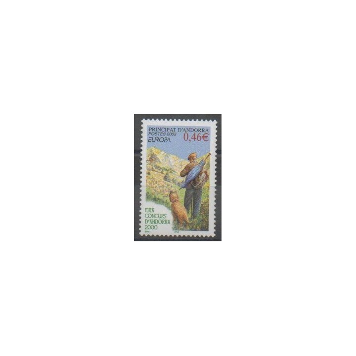 Timbres - Andorre - 2003 - No 580 - Europa