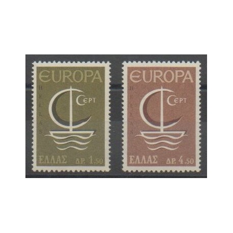 Greece - 1966 - Nb 897/898 - Europa