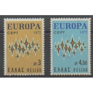 Timbres - Grèce - 1972 - No 1084/1085 - Europa