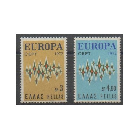 Greece - 1972 - Nb 1084/1085 - Europa