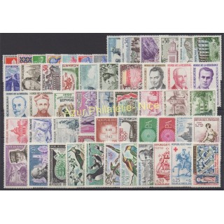 Timbres  - France - Année complète - 1960 - No 1230/1280