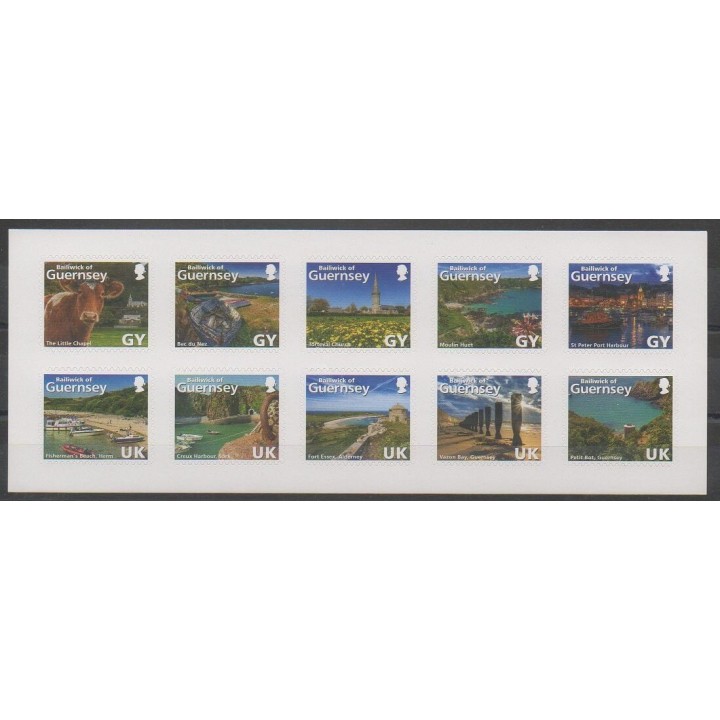 Timbres - Guernesey - 2014 - No 1497/1506 - Sites