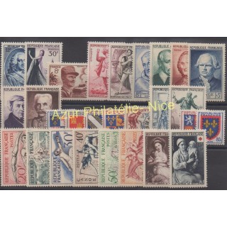 Timbres  - France - Année complète - 1953 - No 940/967