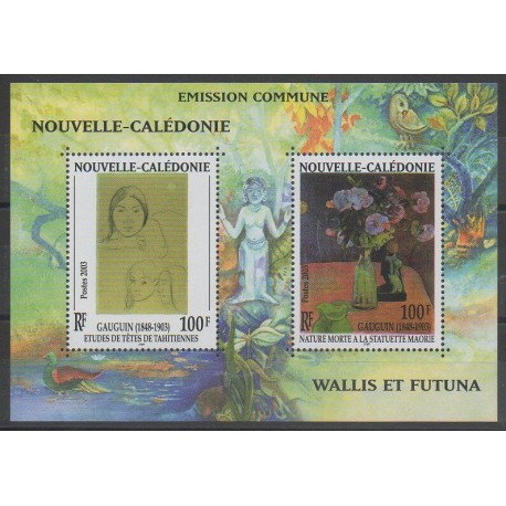 New Caledonia - Blocks and sheets - 2003 - Nb BF28 - Paintings
