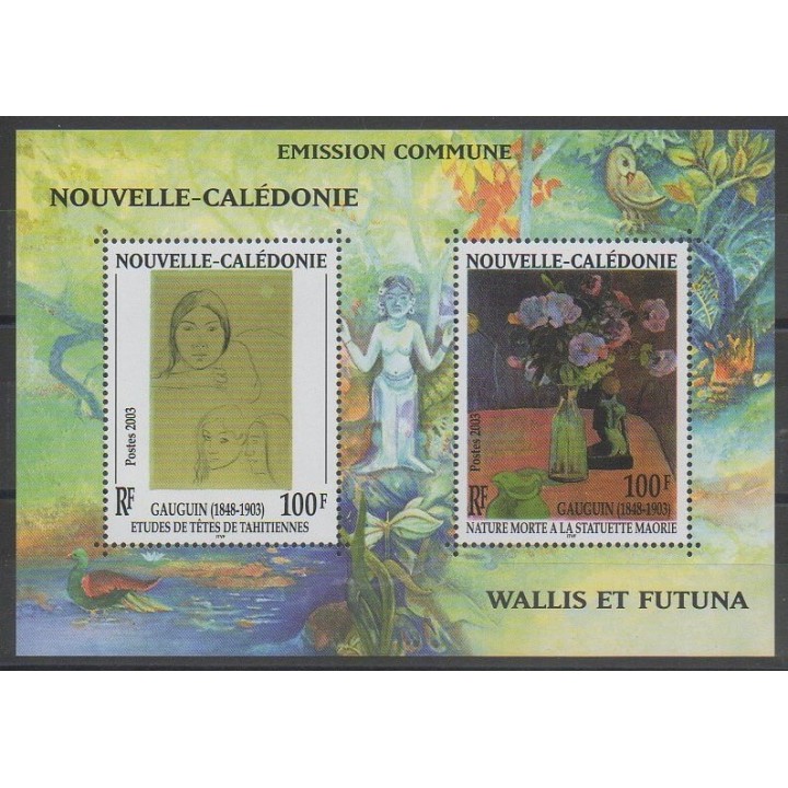Stamps - New Caledonia - 2003 - Nb BF28 - Paintings