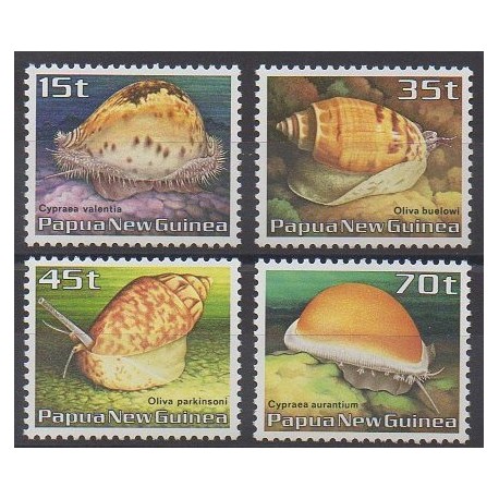 Papouasie-Nouvelle-Guinée - 1986 - No 511/514 - Animaux marins