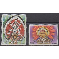 Papouasie-Nouvelle-Guinée - 1977 - No 318/319 - Costumes 