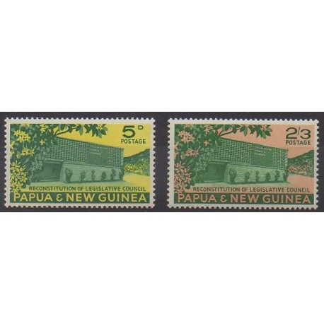 Papua New Guinea - 1961 - Nb 42/43 - Monuments