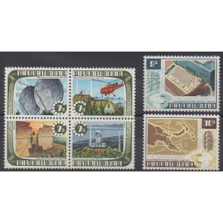 Stamps - Papua New Guinea - 1973 - Nb 232/237 - Telecommunications