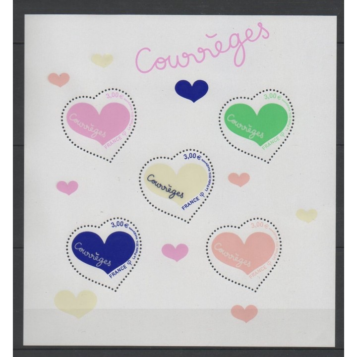 Timbres  - France - Blocs et feuillets - 2016 - Bloc Courrèges sur plexiglass