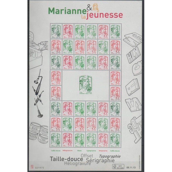 Stamps  - France - Blocks and sheets - 2013 - Nb F 4774A