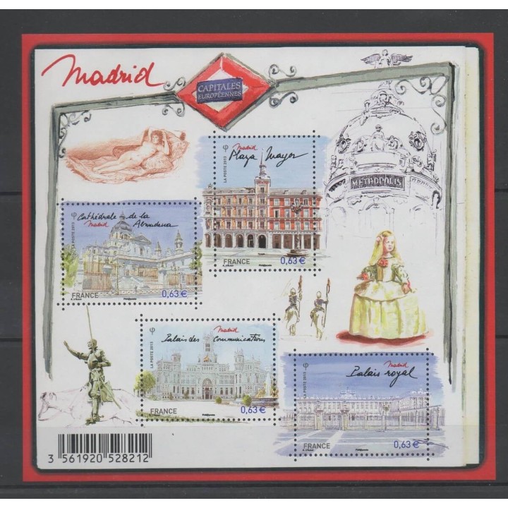 Timbres - France - Blocs et feuillets - 2013 - No F 4730 - Sites