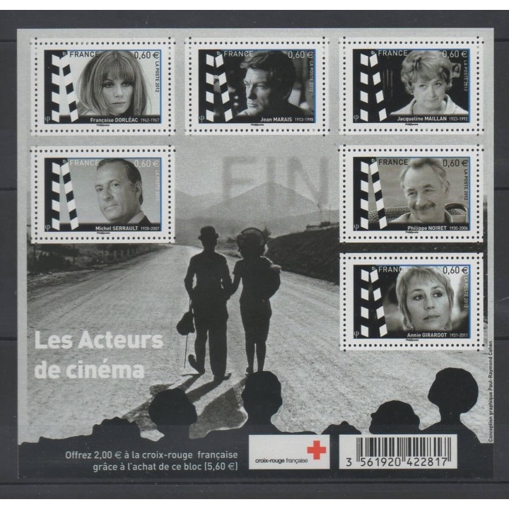 Timbres - France - Blocs et feuillets - 2012 - No F 4690 - Cinéma