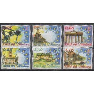 Timbres - Vatican - 2007 - No 1438/1443 - Histoire